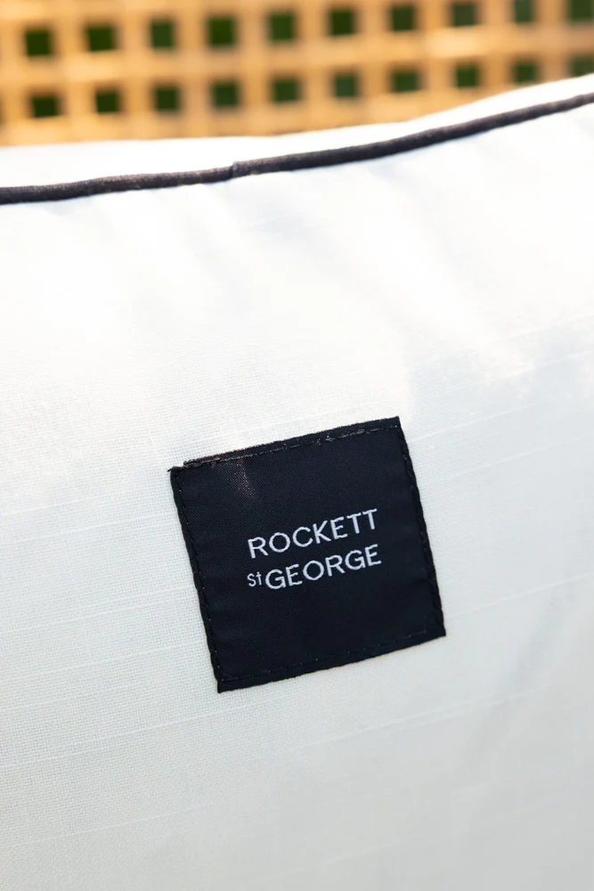 Monochrome Butterfly Outdoor Cushion - Image 4