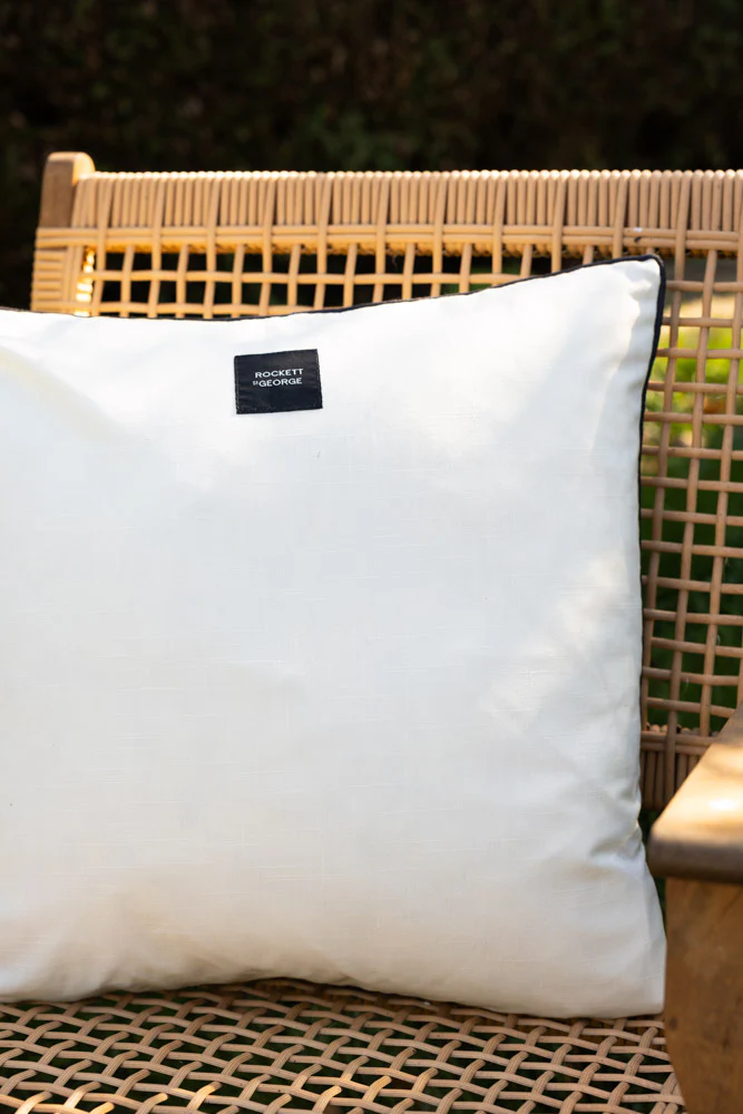 Monochrome Butterfly Outdoor Cushion - Image 5