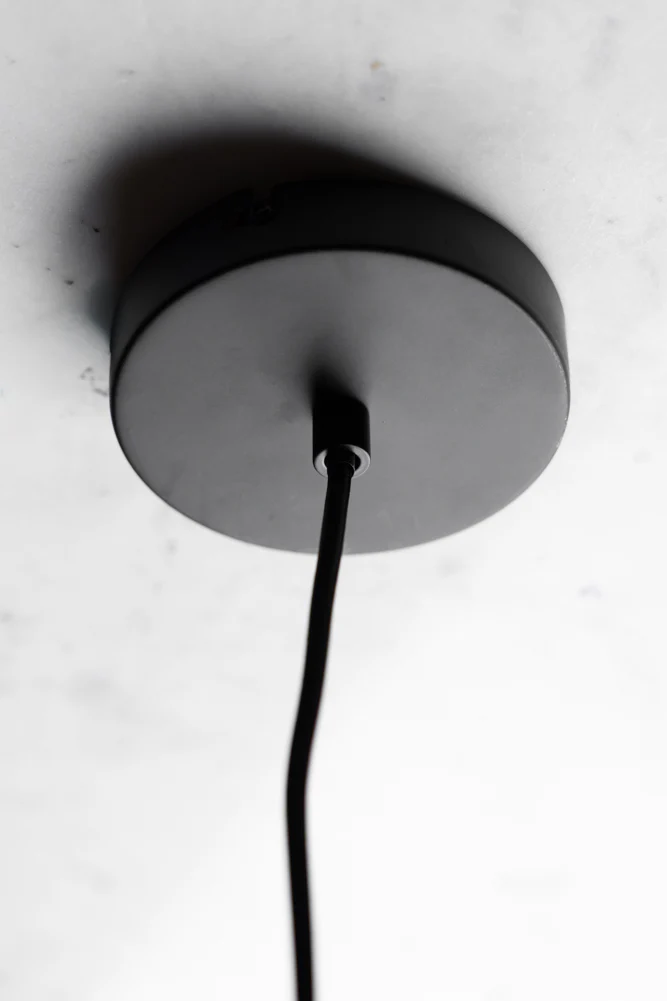Monochrome Leopard Print Tassel Edge Ceiling Light - Image 7
