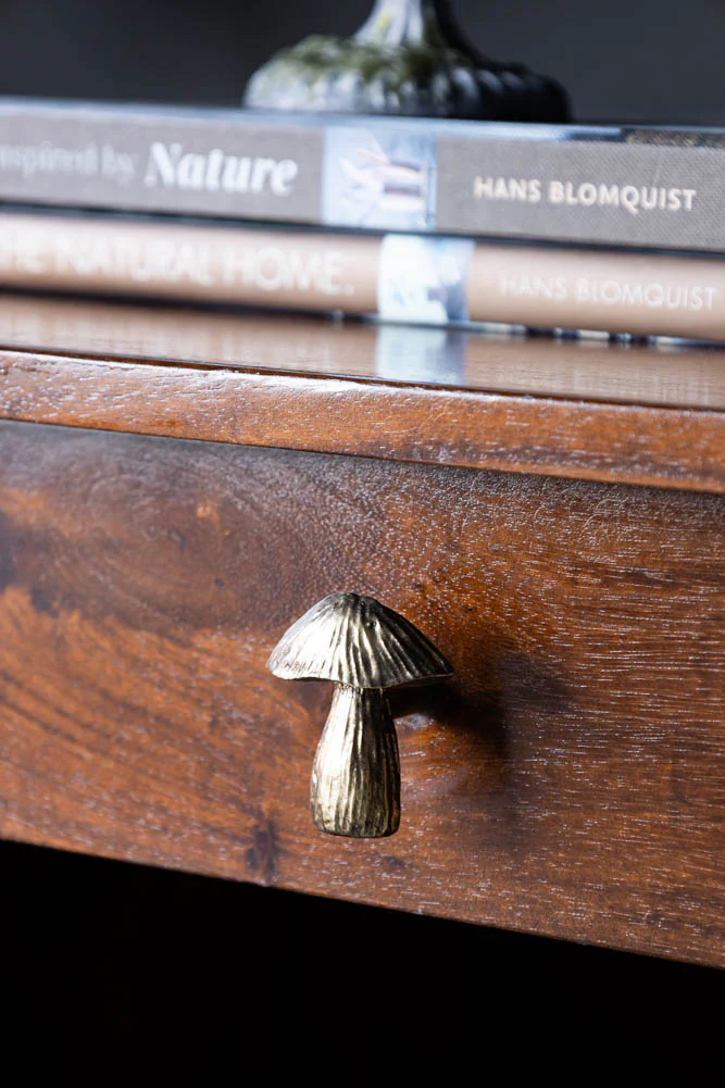 Mushroom Cupboard/Drawer Knob - Gold