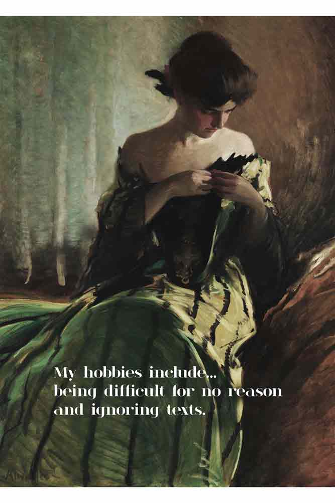 My Hobbies Include... Art Print - Available Framed Or Unframed - Image 3