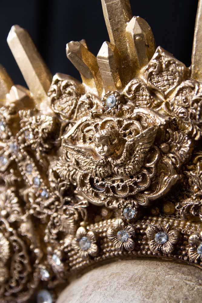 Natural King Skull Ornament - Image 3