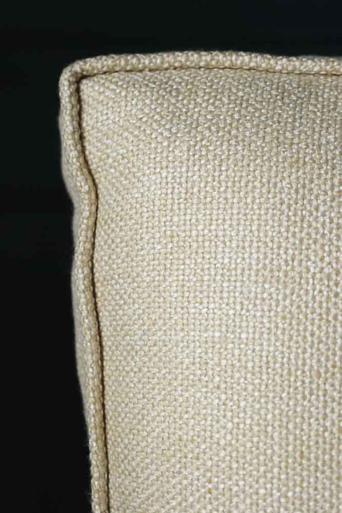 Natural Linen & Black Bobbin Armchair - Image 4