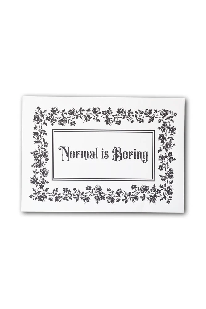 Normal Is Boring A2 Art Print - Available in 4 Options - Image 5