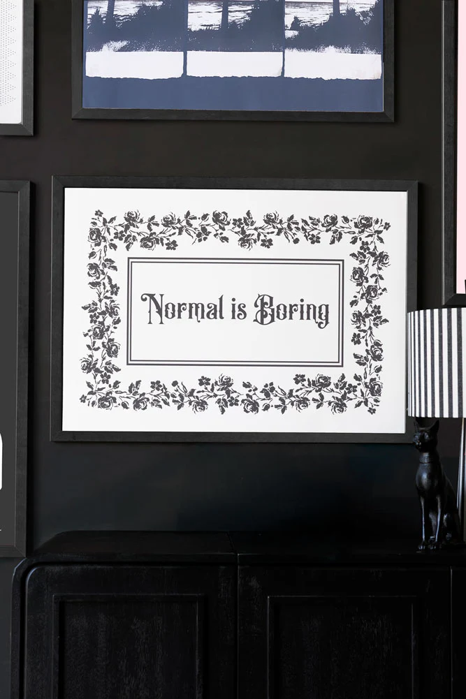 Normal Is Boring A2 Art Print - Available in 4 Options - Image 6