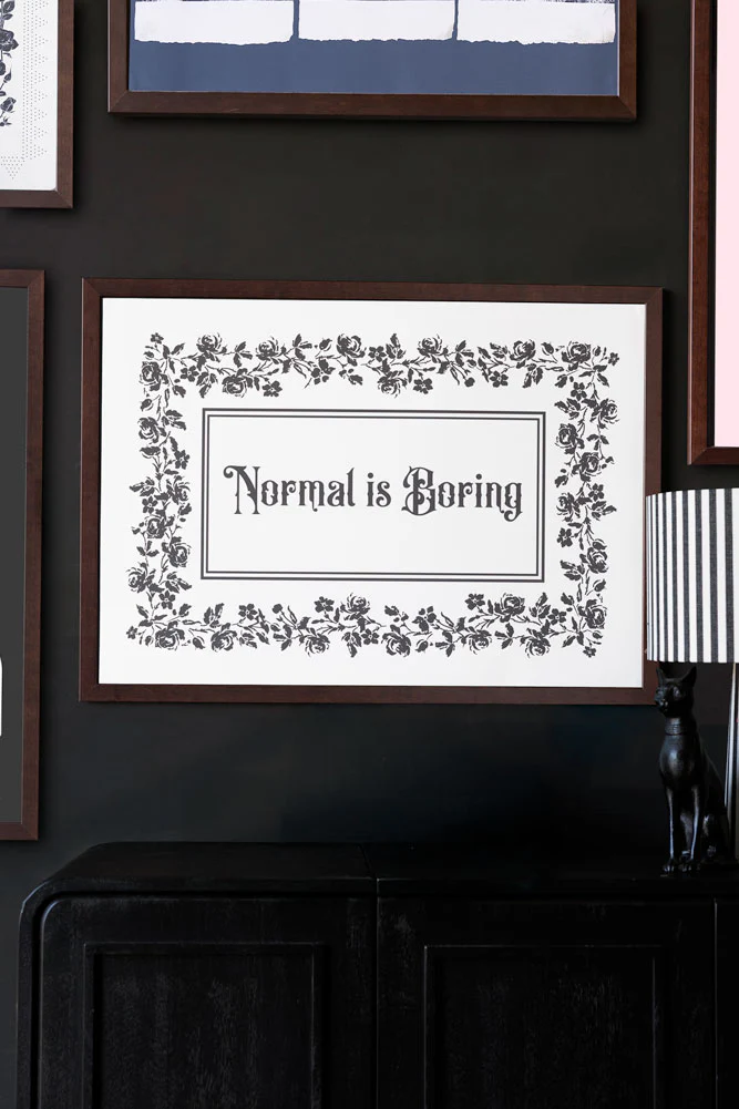 Normal Is Boring A2 Art Print - Available in 4 Options - Image 7