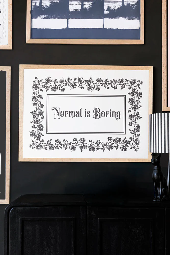 Normal Is Boring A2 Art Print - Available in 4 Options - Image 8