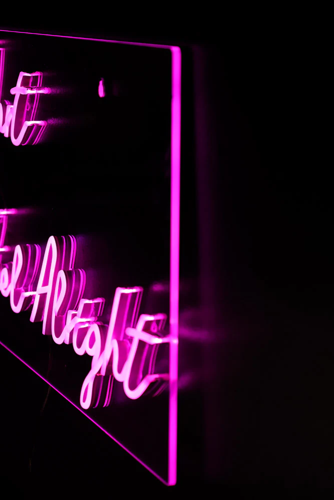 One Love One Heart Neon Wall Light - Image 6