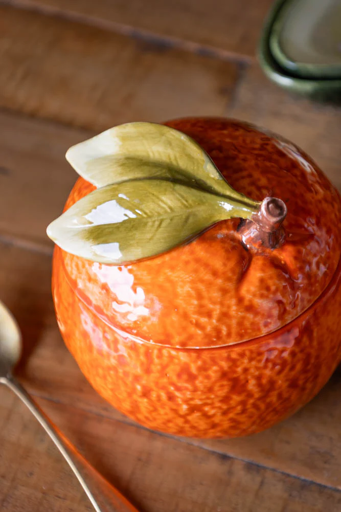 Orange Storage Jar - Image 3
