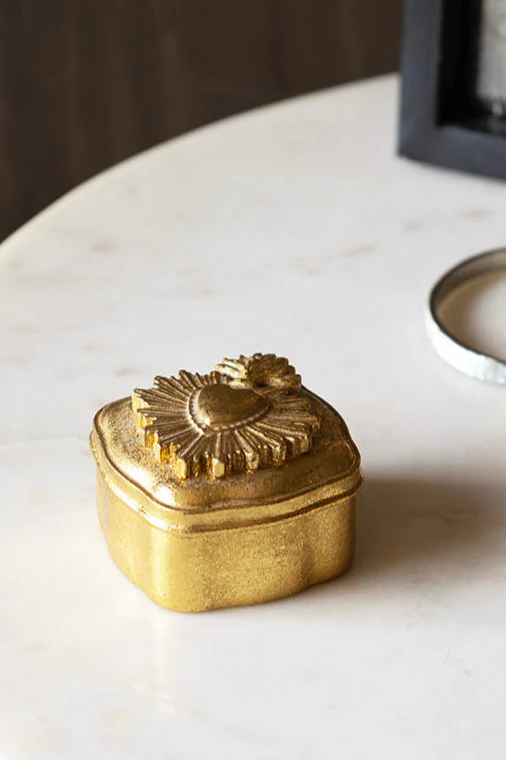 Ornate Sacred Heart Trinket Box