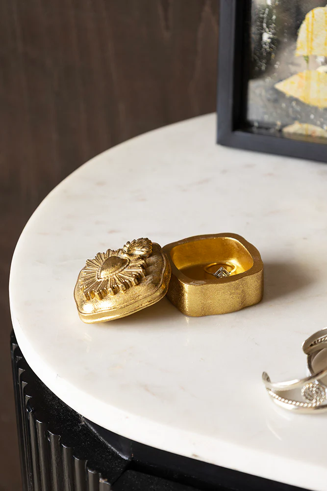 Ornate Sacred Heart Trinket Box - Image 2
