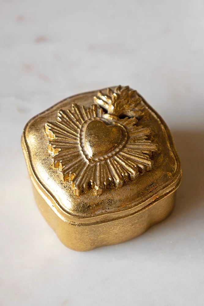 Ornate Sacred Heart Trinket Box - Image 3