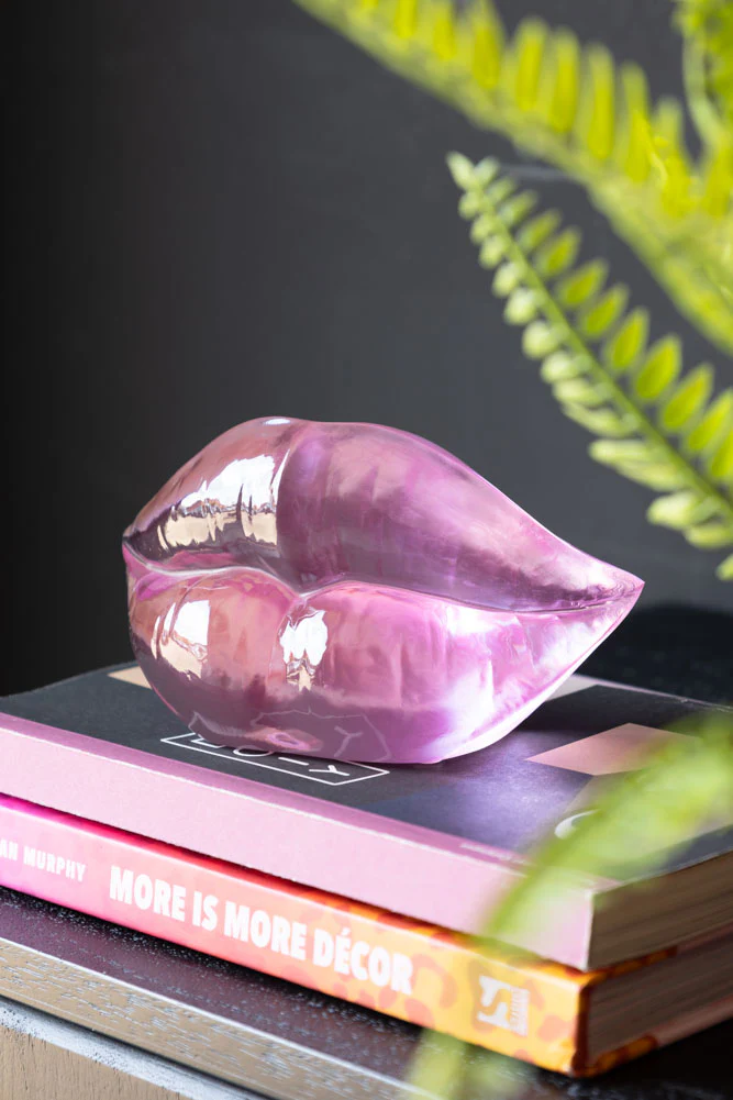 Pale Pink Lips Ornament