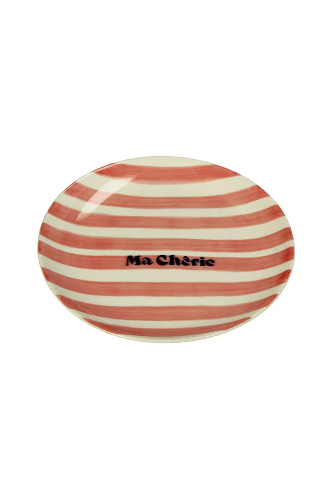 Pale Pink Ma Cherie Ceramic Serving Plate - Image 8