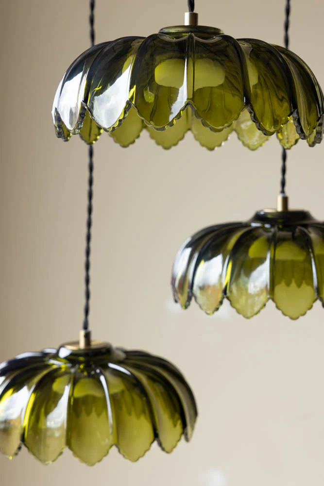 Gold & Green Cluster Desert Island Palm Light - Image 2