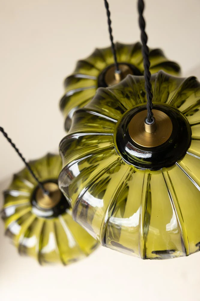 Gold & Green Cluster Desert Island Palm Light - Image 8