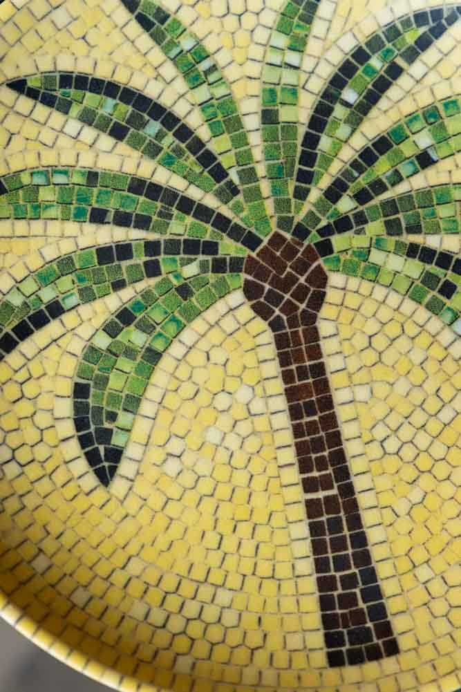 Palm Mosaic Small Side Plate - Image 3