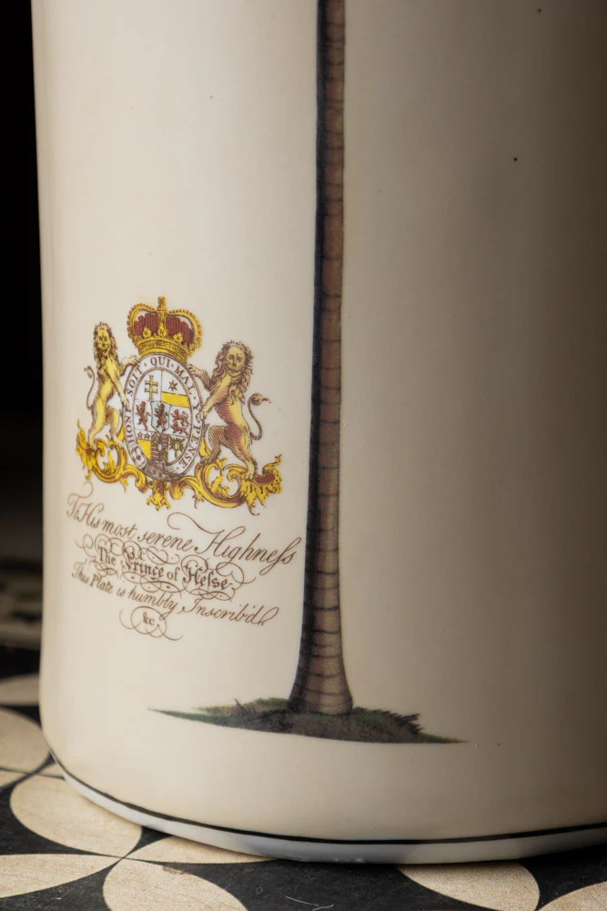Palm Tree, Royal Seal Inspired Printed Umbrella Stand - Image 5