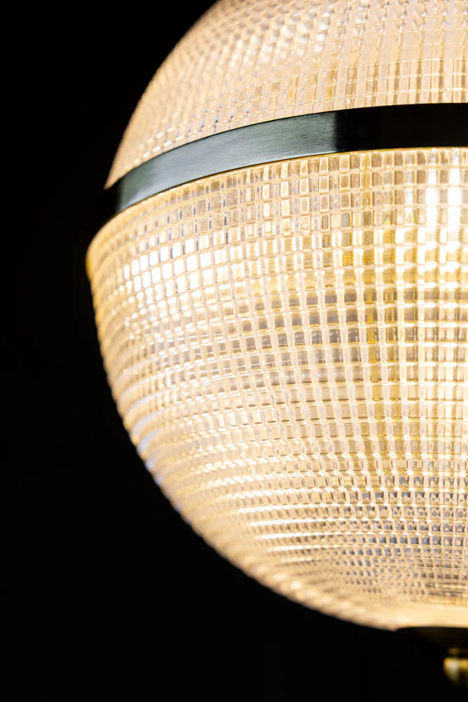 Parisian Gold & Glass Globe Ceiling Light - Image 3