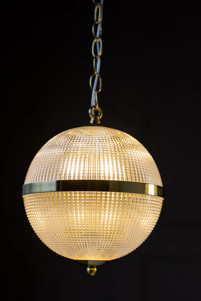 Parisian Gold & Glass Globe Trio Ceiling Light - Image 2