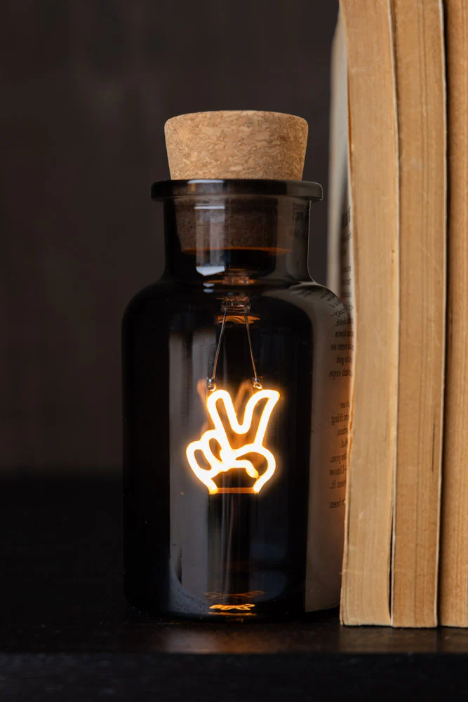 Peace Neon Bottle Light - Image 2