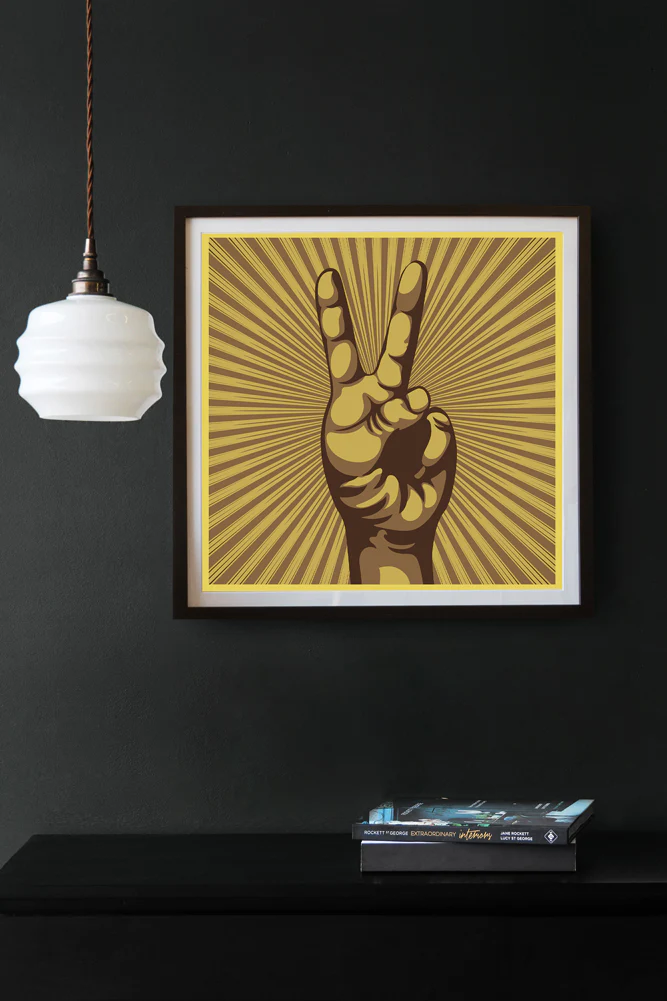 Peace Sign Art Print - Image 5
