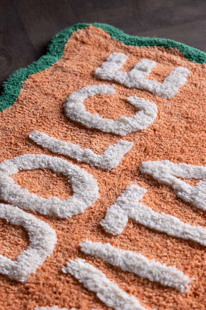 Peach La Dolce Vita Bath Mat - Image 4