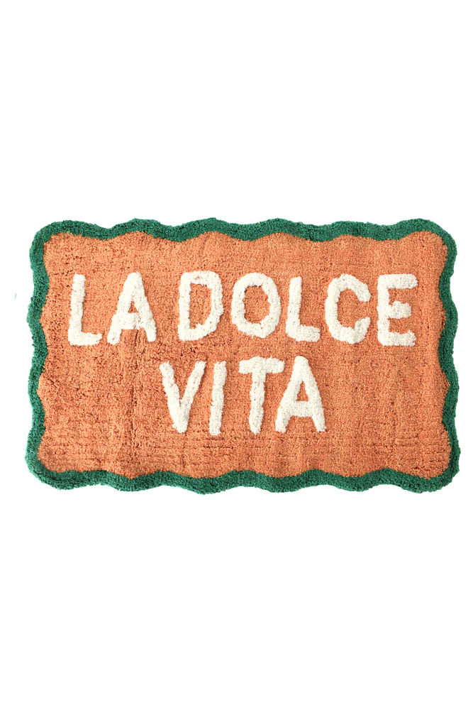 Peach La Dolce Vita Bath Mat - Image 5