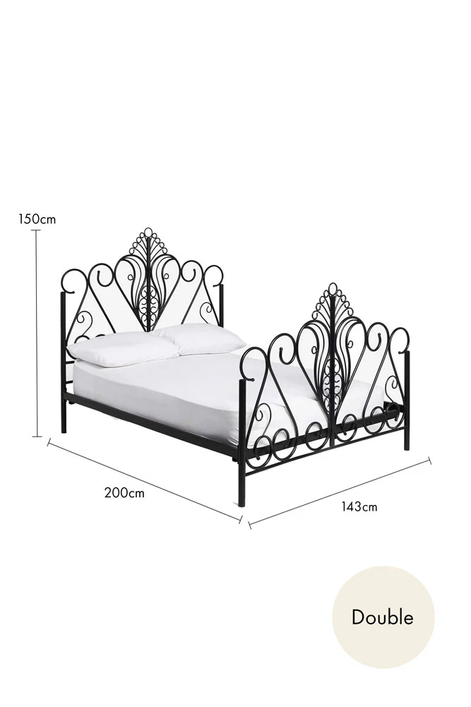Peacock Bed - Two Sizes Available - Image 6