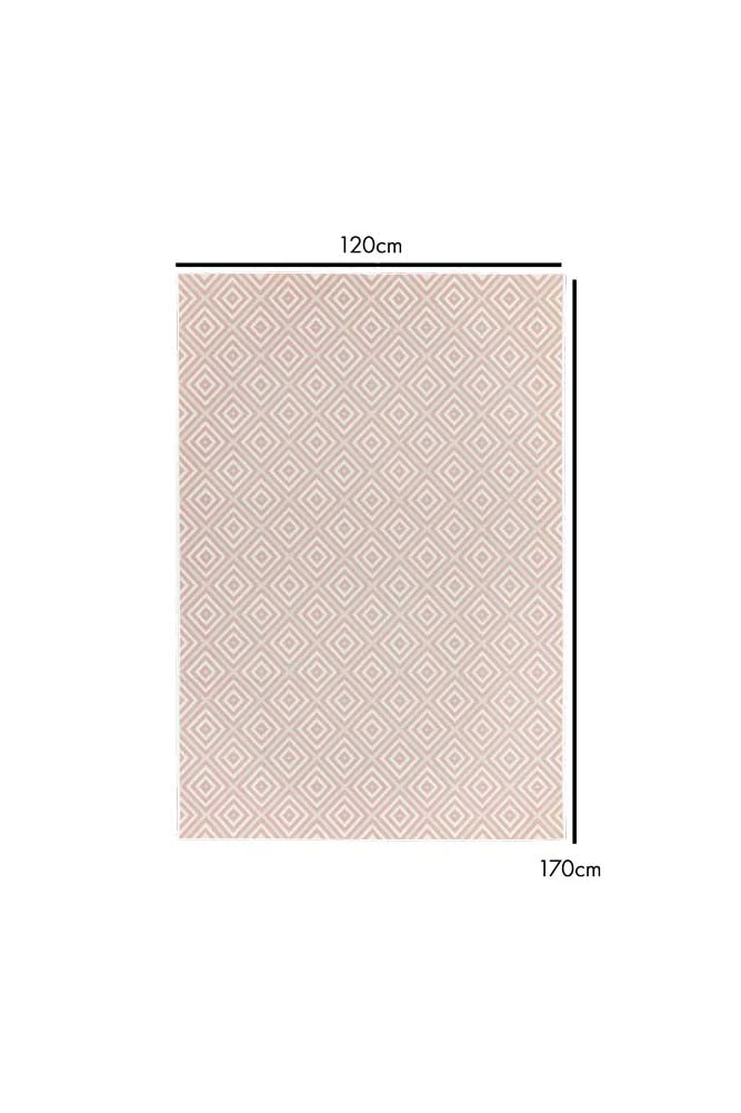 Pink Diamond Indoor/Outdoor Garden Rug - 3 Sizes Available - Image 7
