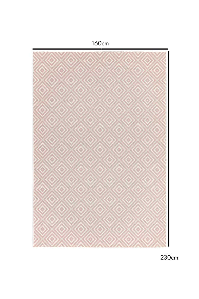Pink Diamond Indoor/Outdoor Garden Rug - 3 Sizes Available - Image 8