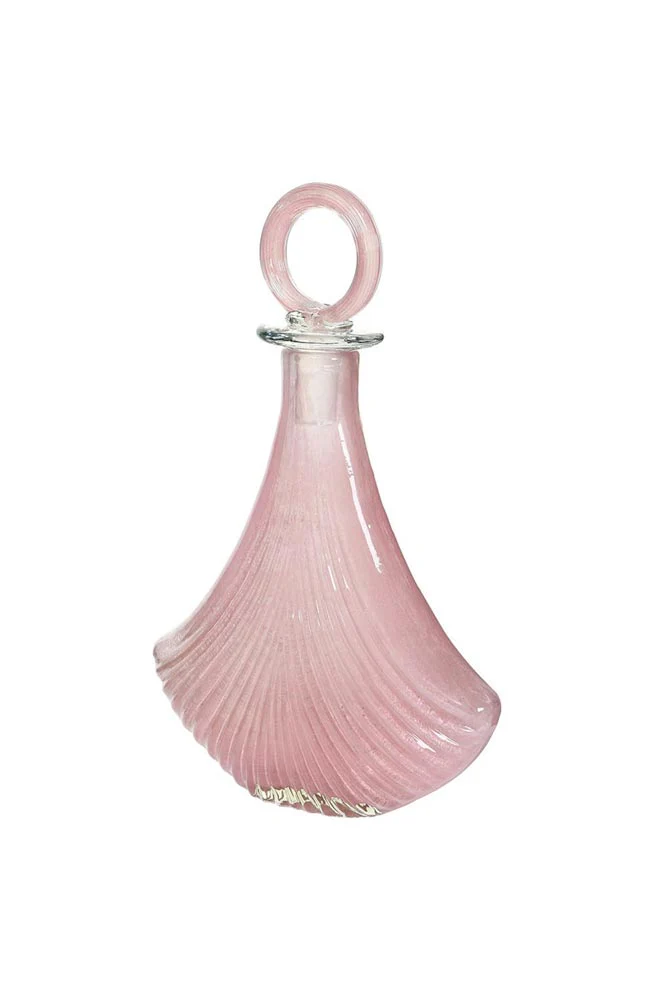 Pink Glass Art Deco Decanter - Image 8