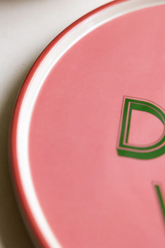 Pink La Dolce Vita Plate - Image 4