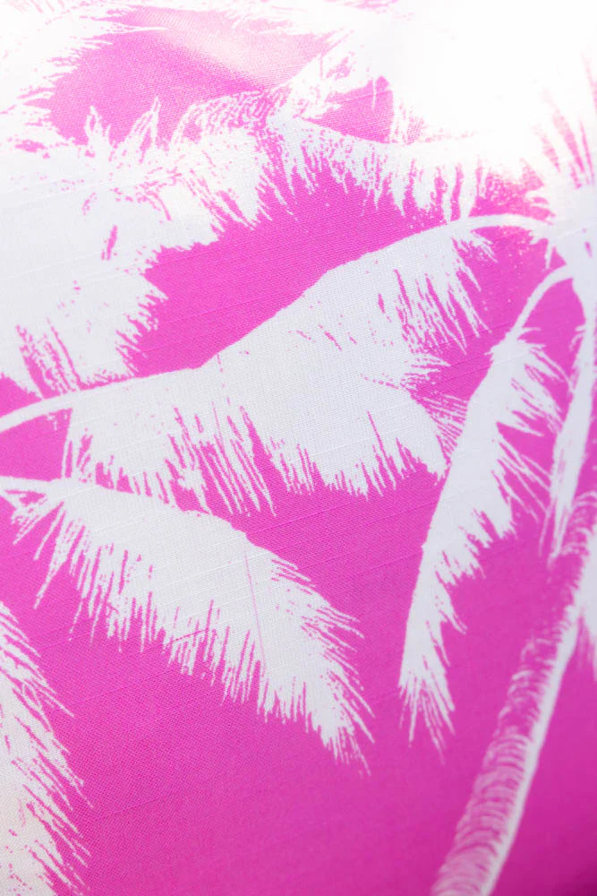 Pink Palm Tree Outdoor Cushion - Image 3