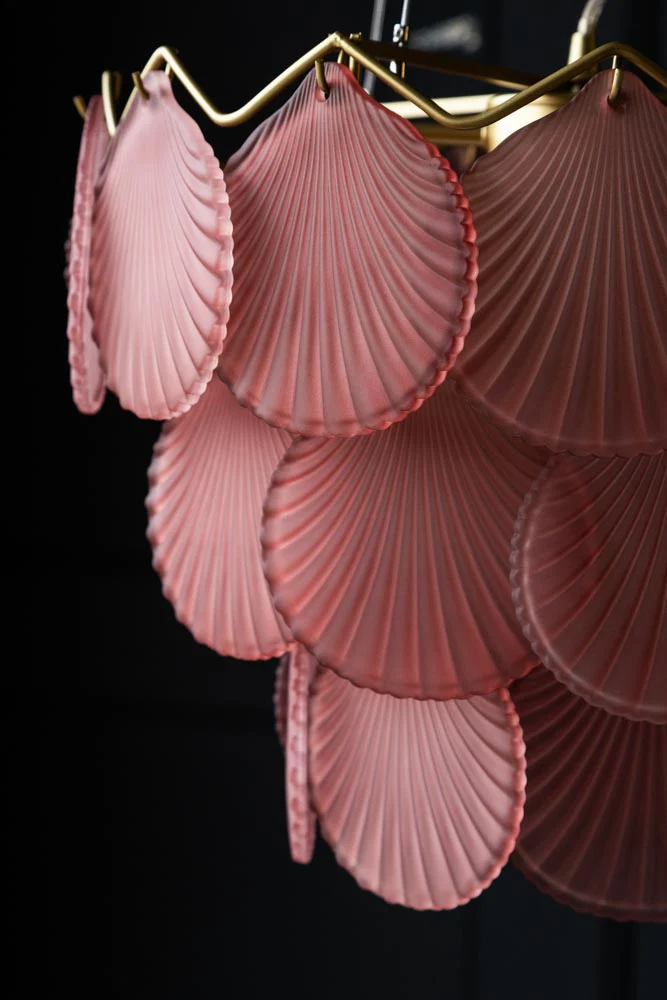 Pink Shell Pendant Light - Image 2