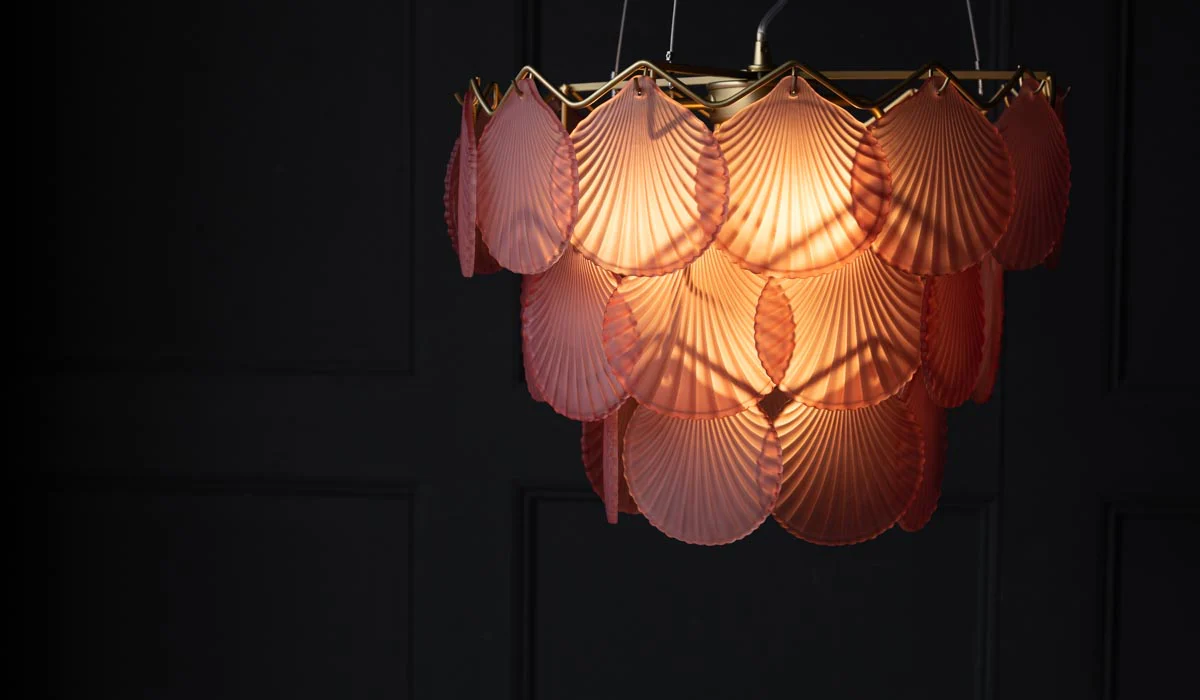 Pink Shell Pendant Light - Image 7