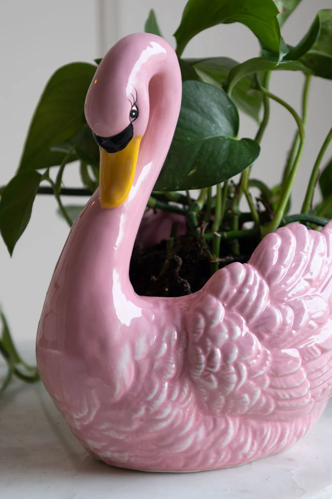 Pink Swan Display Bowl - Image 2