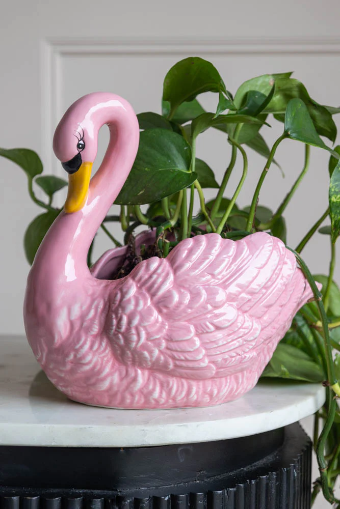Pink Swan Display Bowl - Image 4