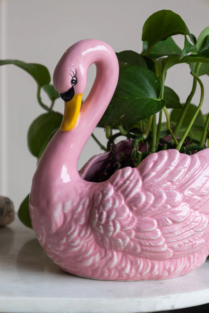 Pink Swan Display Bowl - Image 5