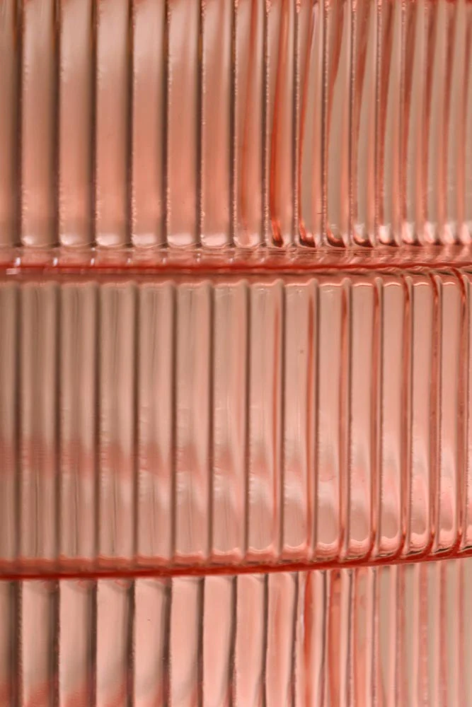 Pink Tiered Glass Easyfit Ceiling Shade - Image 5