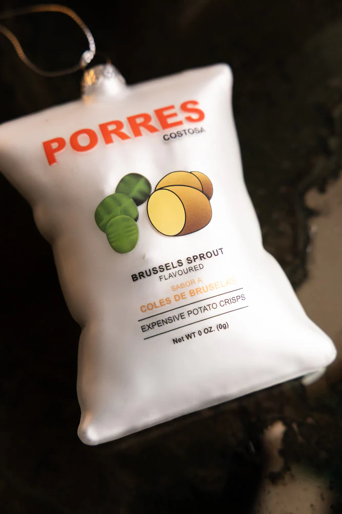 Porres Crisps Glass Christmas Tree Decoration - Image 4