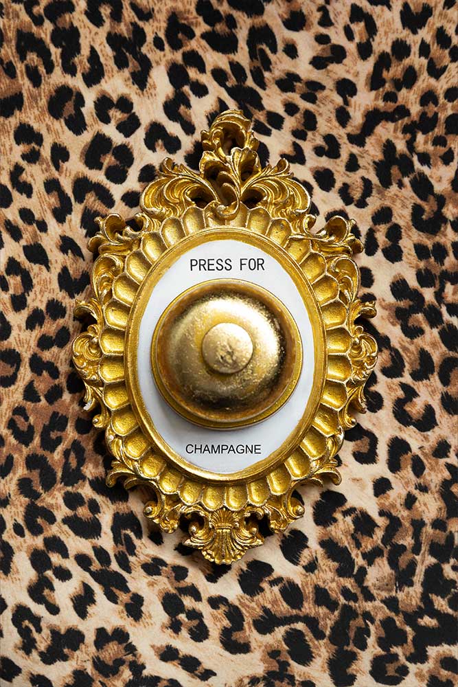 Press For Champagne Wall Ornament