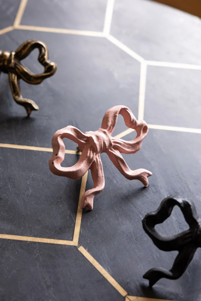 Pretty Pink Bow Cupboard/Drawer Knob - Image 2
