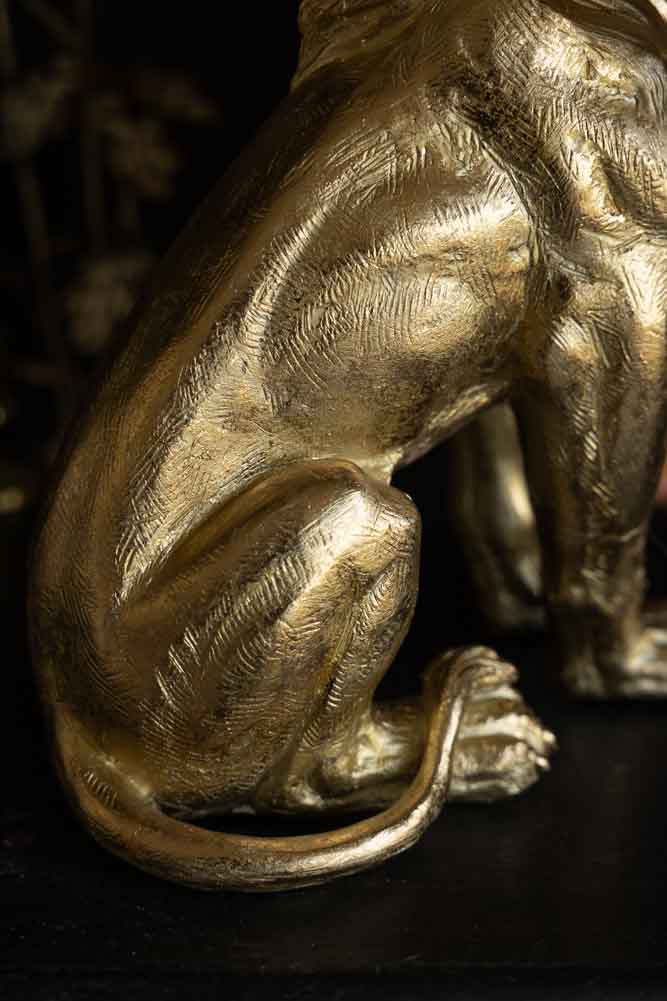 Quirky Gold Lion Lamp - Image 8