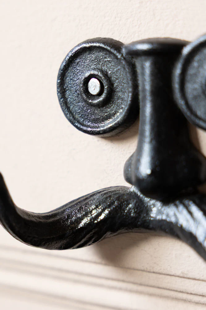 Quirky Moustache Cast Iron Coat Hook - Image 4