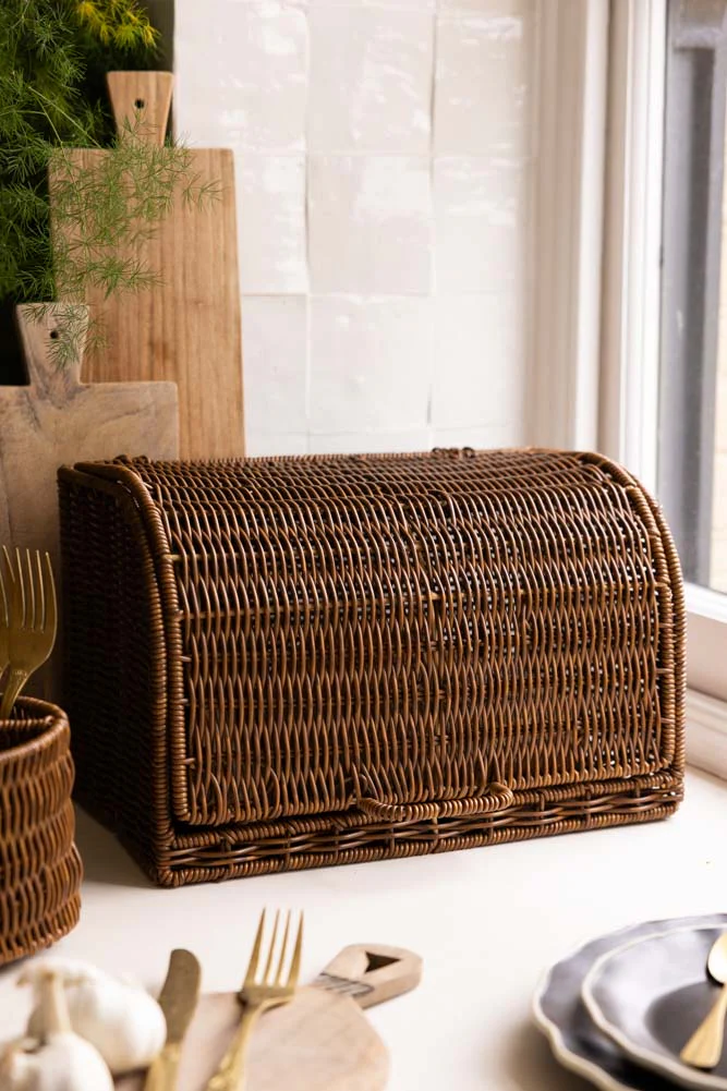 Rattan-Style Bread Bin - Image 2