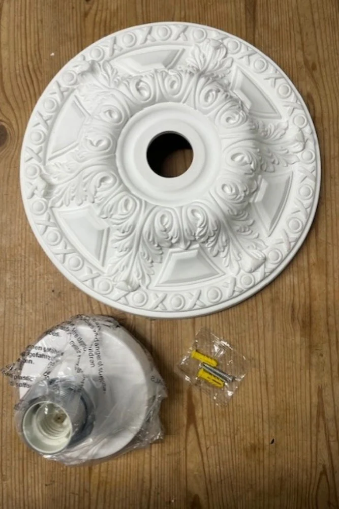 Ready-To-Paint Plaster Ceiling Rose Medium - SAMPLE - Image 2
