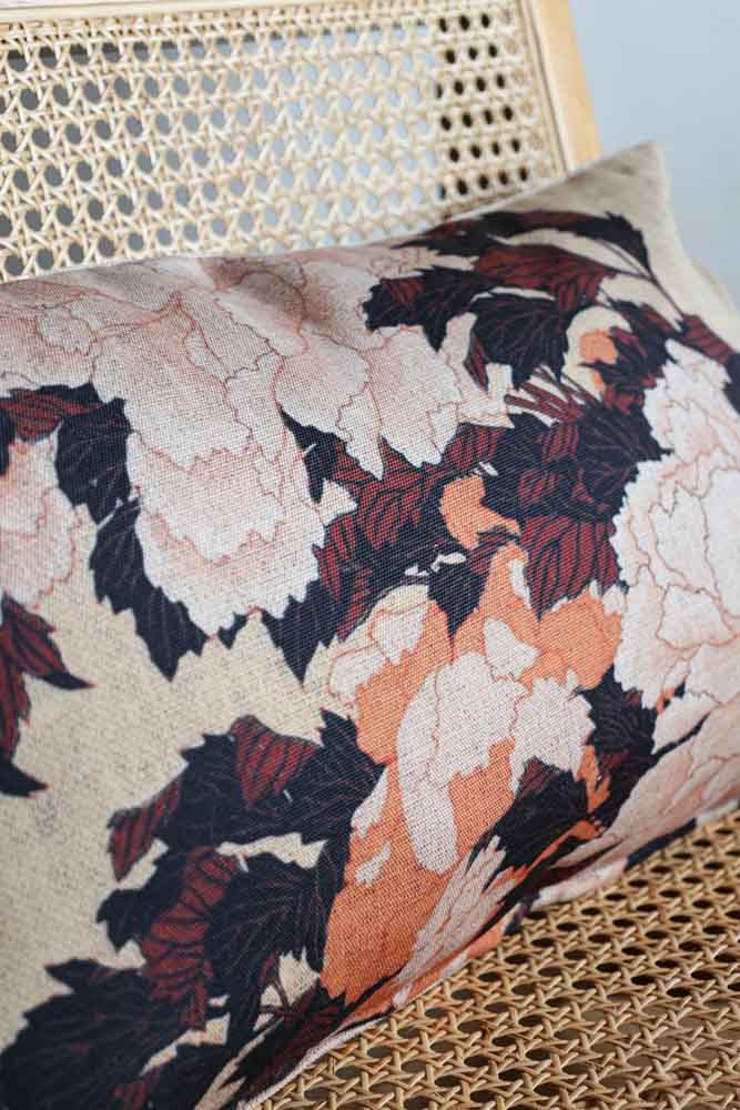 HKLIVING Recycled Tokyo Floral Printed Cushion - Image 2