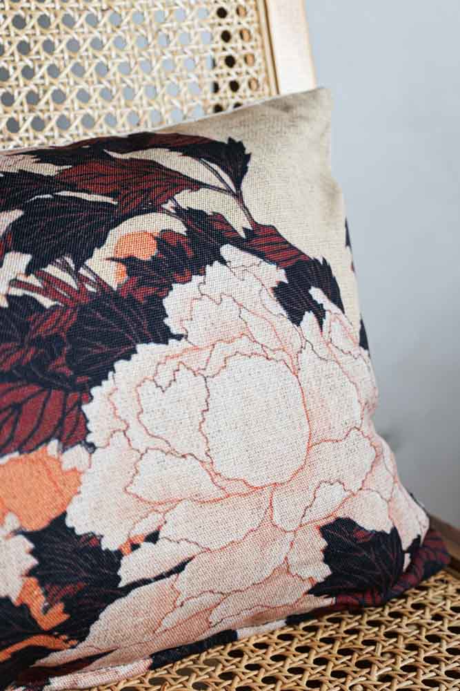 HKLIVING Recycled Tokyo Floral Printed Cushion - Image 3