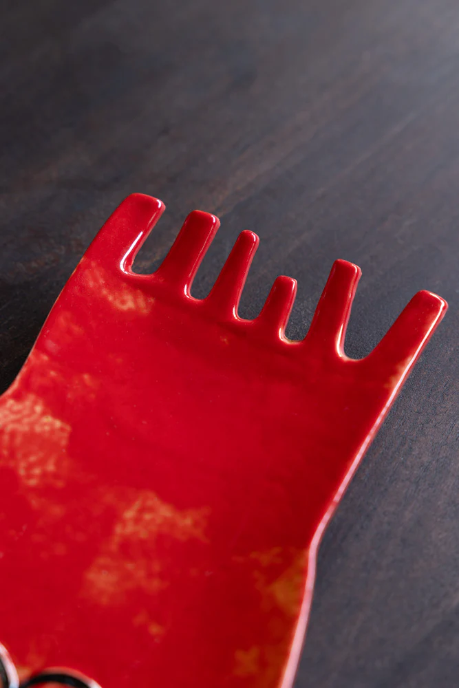 Red Fish Display Dish - Image 4